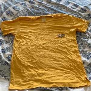 yellow PINK shirt with pocket